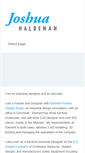 Mobile Screenshot of joshhaldeman.com